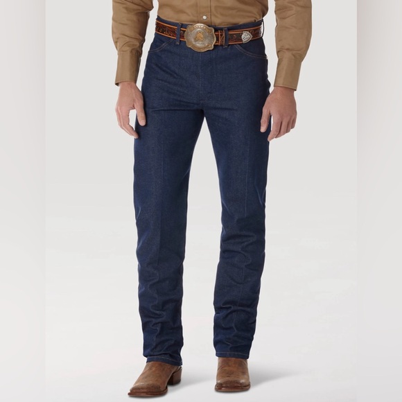 NWOT Wrangler Cowboy Cut Rigid Indigo Jeans (2 pair) sz 30/33 - Picture 1 of 8